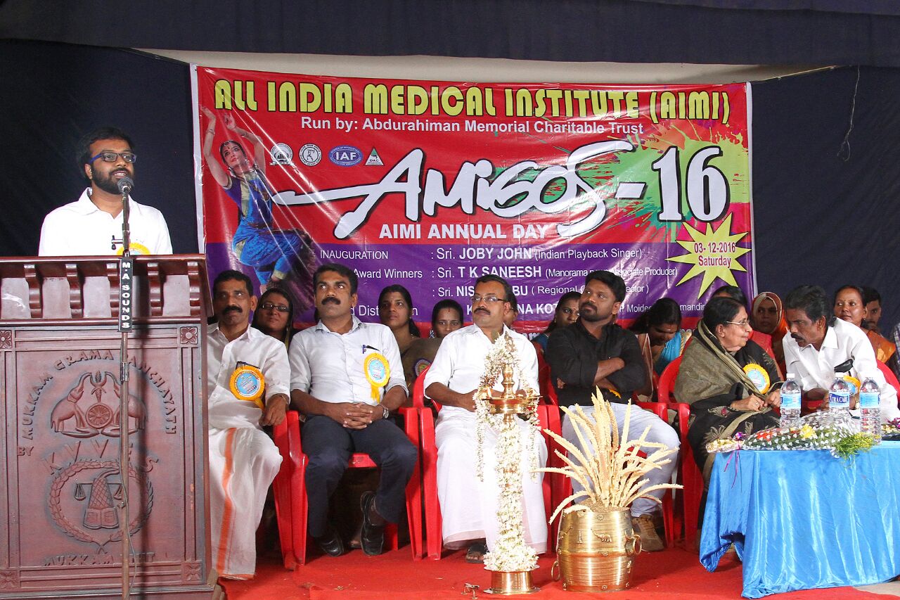 Saneesh Malayala Manorama, Kochi Beuro - Arts Inauguration - All India Medical Institute (AIMI)
